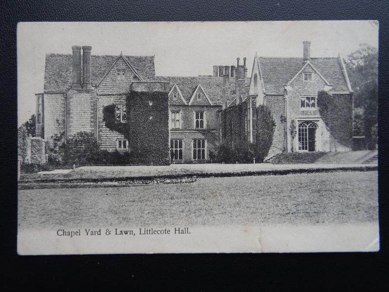 Hungerford LITTLECOTE HALL Chapel Yard & Lawn c1905 Postcard by Tomkins & Barret