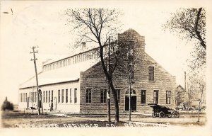 H47/ Britt Iowa RPPC Postcard 1912 State Drainage Company Factory