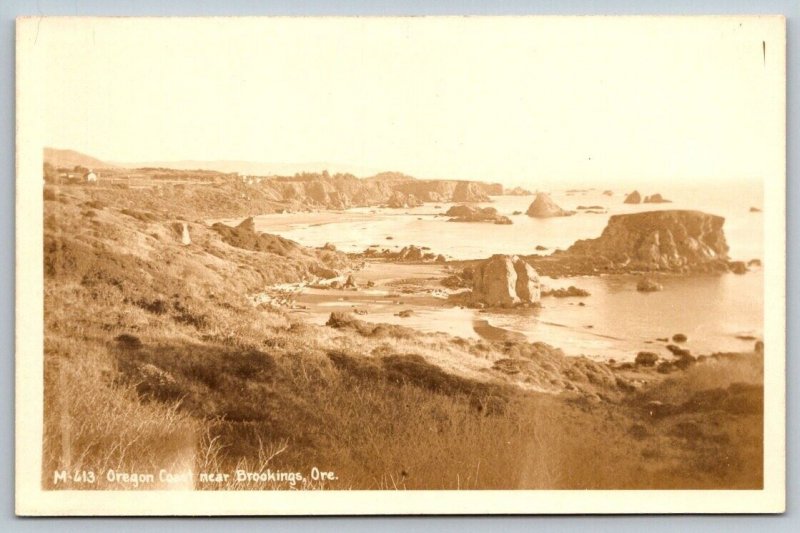 RPPC Real Photo Postcard - Brookings, Oregon