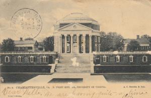 8967 North Front Rotunda, University of Virginia, Charlottesville 1905
