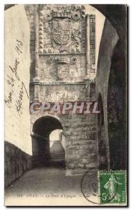 Algeria Oran Old Postcard The door & # 39Espagne