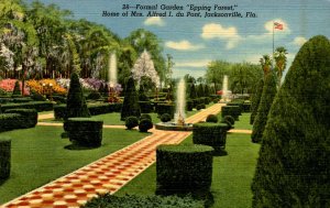 FL - Jacksonville. Epping Forest Garden, Home of Mrs A I DuPont