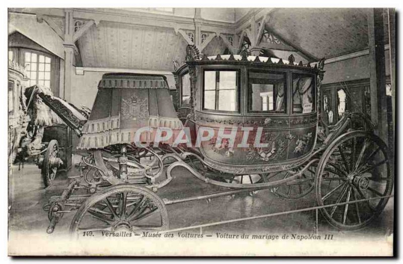 Versailles Postcards Old Car Museum cars of wedding Napoleon III