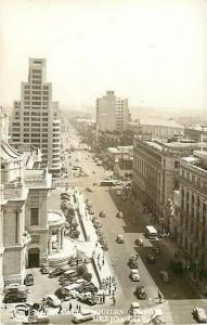 Mexico City,  Street Scene, 1940's Cars, Fema No. 397, RPPC