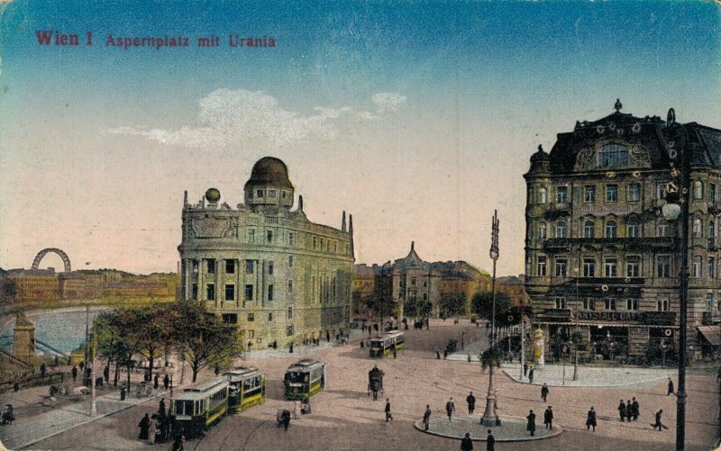 Austria Wien Aspernplatz mit Urania 04.62