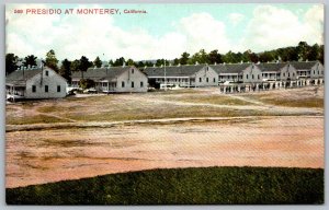 Monterey California c1910 Postcard Presidio Army Barracks