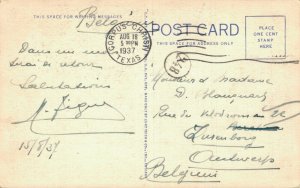 USA Artesian Park Corpus Christi Texas Linen Postcard 07.46