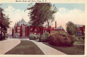 MASONIC HOME AND DRIVE, UTICA, N. Y.