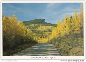 Canada British Columbia Indian Head Rock Alaska Highway