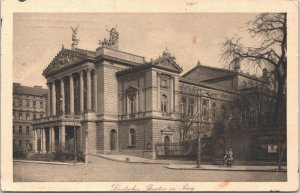 Czech Republic The State Opera Prague Vintage Postcard 04.98