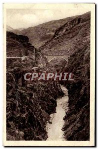 Old Postcard Gorges of Daluis The viaduct and the Var abyss