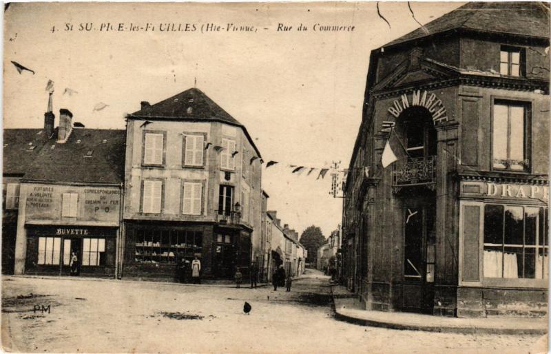 CPA St-SULPICE-les-FEUILLES - Rue du Commerce (390608)