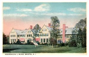 Rhode Island Bristol , Residence of W.L. McKee