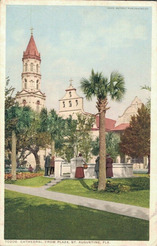 USA Cathedral from Plaza St. Augustine Florida 03.04