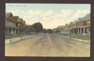 HAGERSTOWN MARYLAND DOWNTOWN BROADWAY STREET SCENE VINTAGE POSTCARD