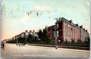 Groningen Netherlands NL 1907 Academisch Ziekenhuis University Hospital Postcard