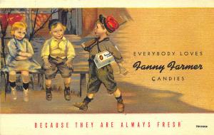 Fanny Farmer Candies Advertising Curt Teich Linen Postcard