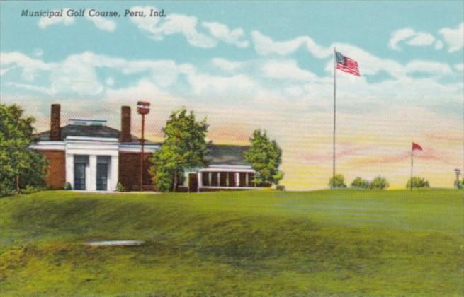 Indiana Peru Municipal Golf Course 1942 Curteich