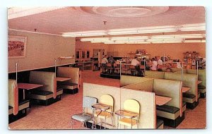 RICHFIELD, UT Utah ~ Interior RAINBOW CAFE  c1950s Roadside  Postcard