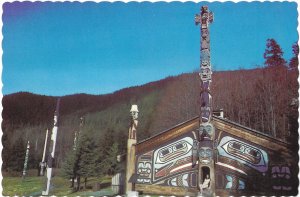 Totem Pole Bright Park North of  Ketchikan Alaska 4 by 6