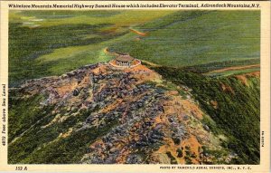 Postcard HOUSE SCENE Adirondack Mountains New York NY AL2070