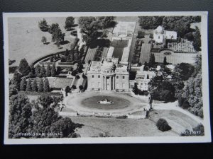 Tyringham Hall Aerial View TYRINGHAM CLINIC c1960's RP Postcard by Aerofilms Ltd