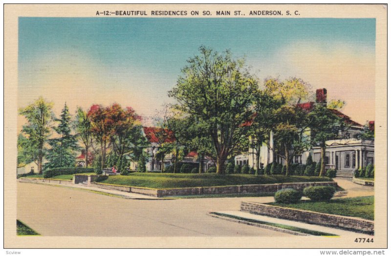 Beautiful Residences On South Main Street, ANDERSON, South Carolina, PU-1945