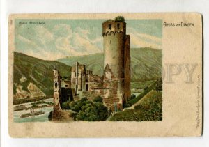 3147207 GERMANY GRUSS aus BINGEN Ehrenfels Vintage postcard