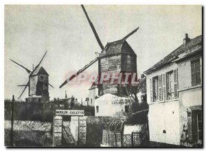 Modern Postcard Paris Pass that Va Le Moulin de la Galette