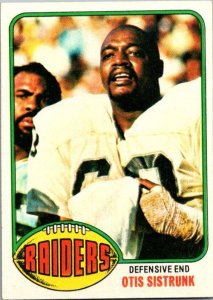 1976 Topps Football Card Otis Sistrunk Los Angeles Raiders sk4650