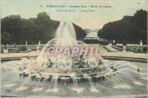 Postcard Old Versailles Latona fountain Fountains