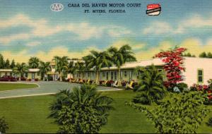 Florida Fort Myers Casa Del Haven Motor Court Curteich