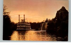 Disneyland Mark Twain Postcard