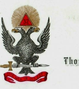 Lot Of 12 1870's-80's Knights Templar Membership Cards Fab! M P191