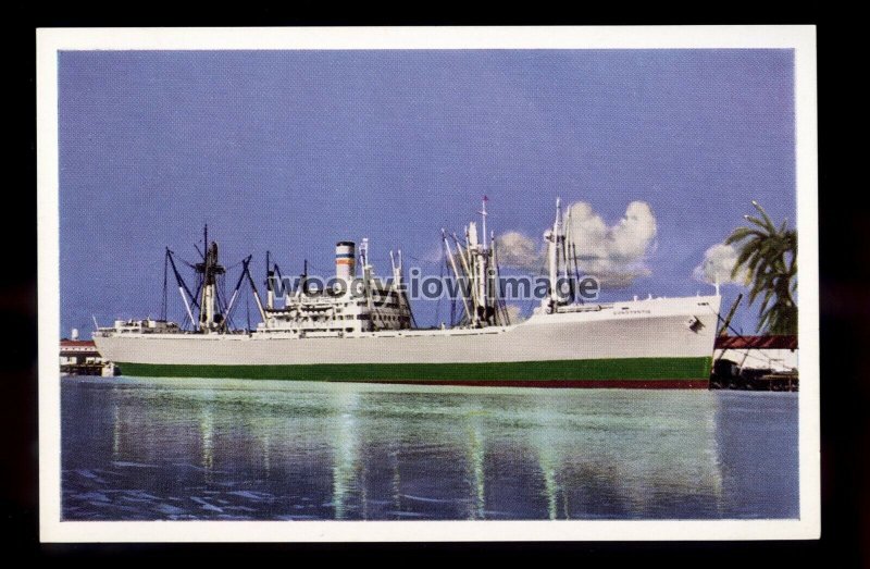 ca0603 - Safmarine Cargo Ship - Constantia , built 1945 - postcard