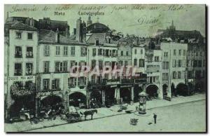 Old Postcard Metz Ludwigsplatz