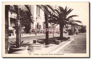 Nice Old Postcard A corner of the promenade