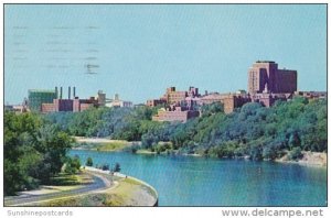 University Of Minnesota Overlooking The Mississippi River Minneapolis Minneso...