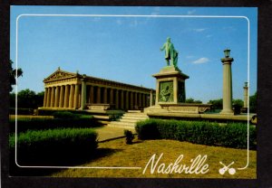 TN View Athens Greece Parthenon Replica Nashville Tennessee Postcard