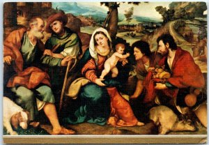 The Adoration of the Shepherds By Palma Vecchio, Museo Del Prado - Madrid, Spain