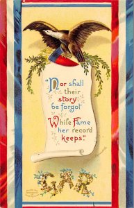 nor shall their story be forgot Memorial Day 1910 