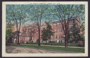 St Mary's Hospital,Green Bay,WI Postcard