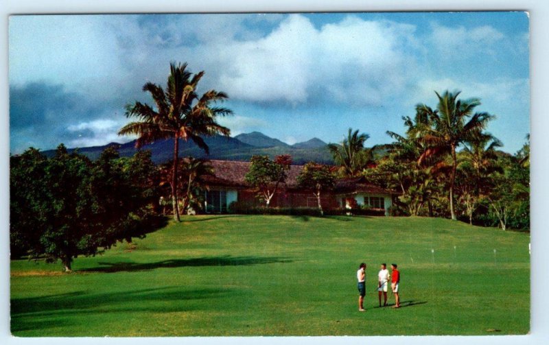 HOTEL HANA MAUI, Hawaii HI ~ Haleakala KAUWIKI COTTAGE c1960s Roadside Postcard