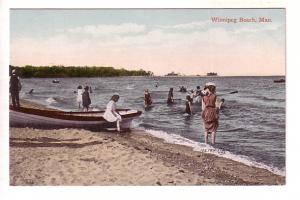 People Swimming, Winnipeg Beach, Manitoba