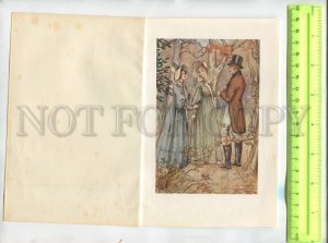 476800 Elizabeth Gaskell Wives and Daughters Vintage book illustration