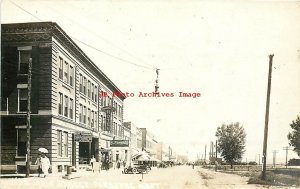 MT, Forsyth, Montana, RPPC, Main Street, Business Section, Photo No 62