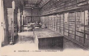 France Chantilly Le Chateau La Biblioteque Library