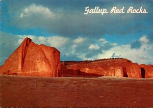 New Mexico Storm Clouds Over The Red Rocks At Gallup