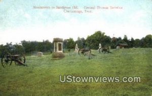 Monuments in Snodgrass Hill - Chattanooga, Tennessee