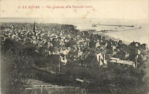 CPA Le HAVRE - Vue générale et la Nouvelle Jetée (200908)